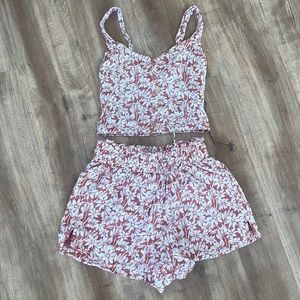 A&F shorts and tank matching set